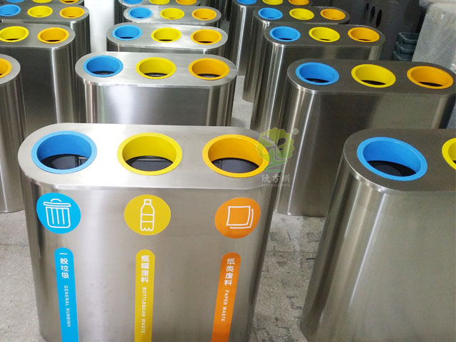 提升公共空間品質(zhì)，深圳金屬垃圾桶助你一臂之力