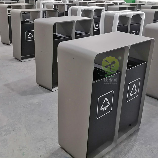 提升公共空間品質(zhì)，深圳金屬垃圾桶助你一臂之力
