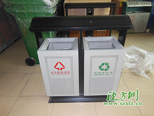 貴陽物業(yè)戶外鋼板沖孔垃圾桶，客戶的二次選擇。