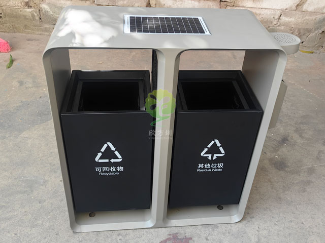 太陽(yáng)能滅蚊燈垃圾桶助力廣東梅州打造智慧城市