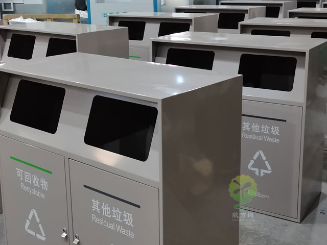 提升公共空間品質(zhì)，深圳金屬垃圾桶助你一臂之力